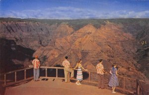 WAIMEA CANYON Kauai, Hawaii c1950s Chrome Vintage Postcard