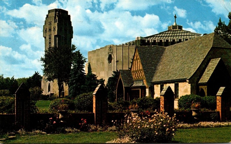 Michigan Royal Oak Shrine Of The Little Flower Interior View 1962