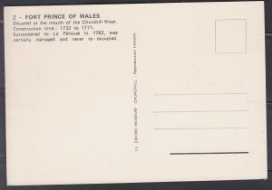 CANADA POSTCARD 0005 - FORT PRINCE OF WALES, MANITOBA - c1960S UNUSED