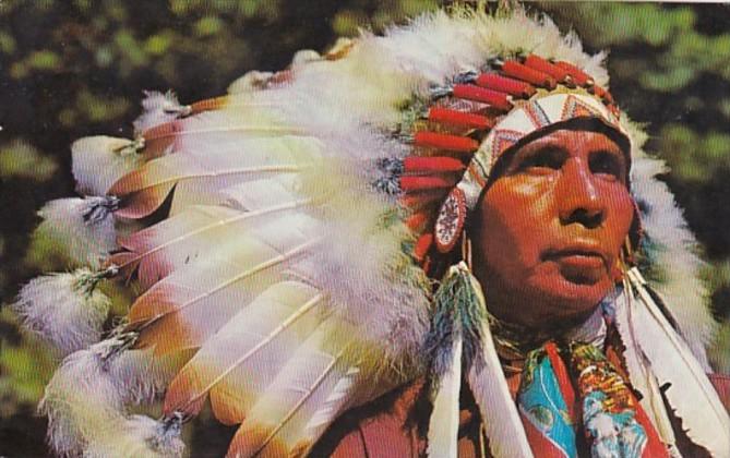 Indian Chief Seneca Indian Reservation Salamanca New York 1970