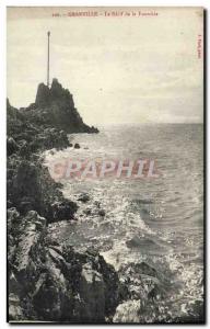 Old Postcard Granville Le Recif the Fourchie