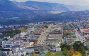 Business Section Kamloops BC Downtown Town View c1960 Vintage Postcard D23