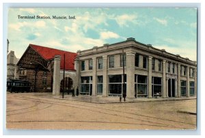 c1920s Muncie Normal Institute Building Muncie Indiana IN Unposted Postcard