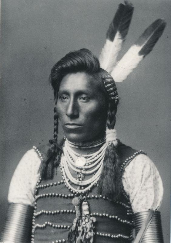 Me Catchem, Native American Crow Indian 1883 photo - Western USA Recent Print