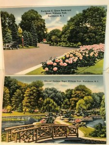 Vintage Postcard 1930-1945 Souvenir Folder Roger Williams Park Providence RI