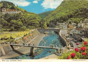 uk45954 river lyn lynmouth devon uk