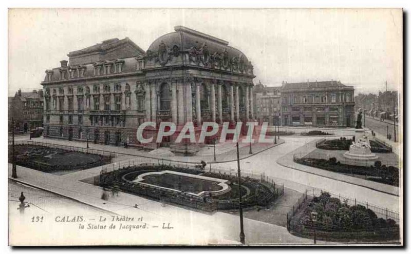 Old Postcard CALAIS - The Theater