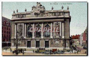 Old Postcard Lille Grand Theater