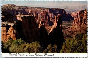 Postcard - Monolith Parade, Colorado National Monument - Colorado