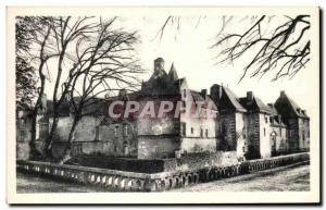 Old Postcard View Carrouges Chateau d & # 39ensemble