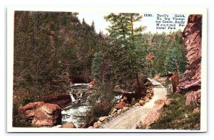 Devil's Gulch Big Thompson Canon Rocky Mtn. Nat'l. Park Colorado Scenic Postcard