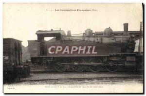 Postcard Old Train Locomotive Machine Tender 40039