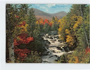 Postcard Blue Ridge Falls in the Adirondacks of New York, North Hudson, New York