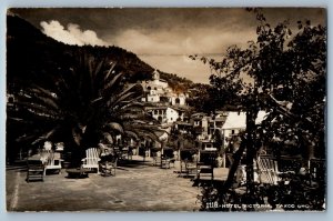 Taxco Guerrero Mexico Postcard Hotel Victoria c1950’s Vintage RPPC Photo