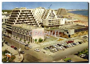 Postcard Modern Lower Station Languedoc Grande Motte Casino and the Beach