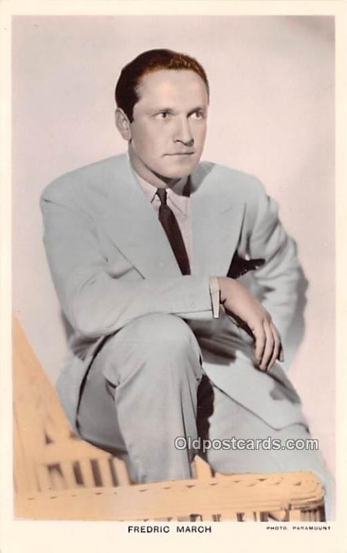 Fredric March Movie Star Actor Actress Film Star Unused 