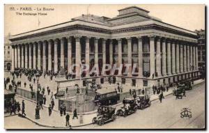 Old Postcard Paris Bourse