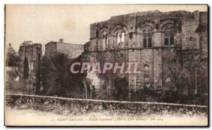 Postcard Old Saint Emillon Palats Cardinal