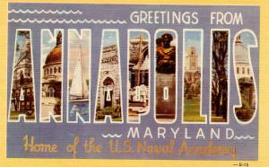 Large Letter -  Annapolis, Maryland