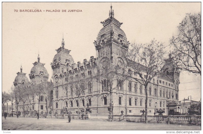 BARCELONA, Cataluna, Spain, 1900-1910´s; Palacio De Justicia