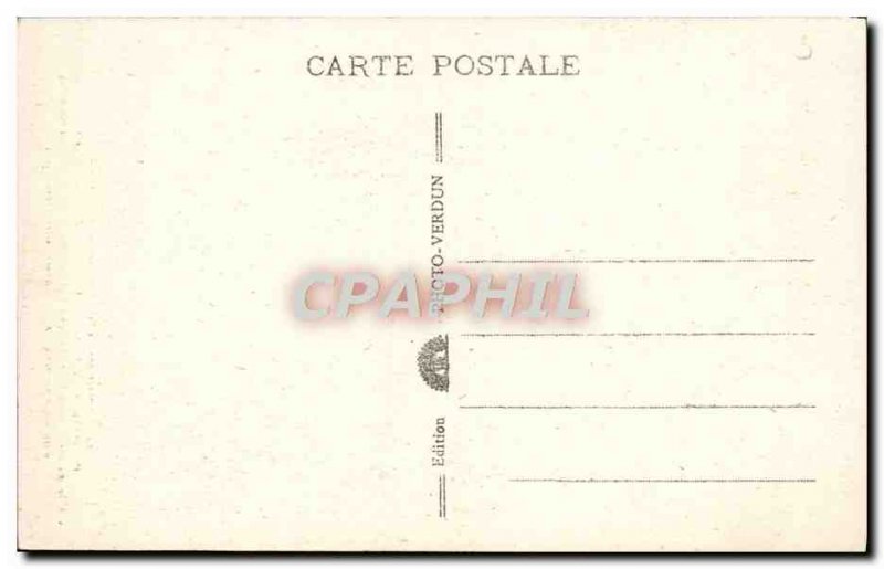 Old Postcard Monument Of The Tranchee bayonets Porte d & # 39entree FORGED Ir...