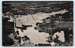 LOVELL, Maine ME ~ Aerial View KEZAR LAKE GOLF COURSE Oxford County  Postcard