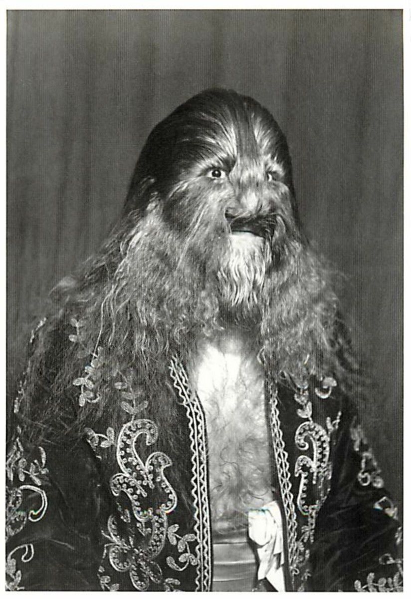 Hairy Man Hair On Face Sideshow Act Freak Modern Postcard Topics Amusment Parks Postcard 