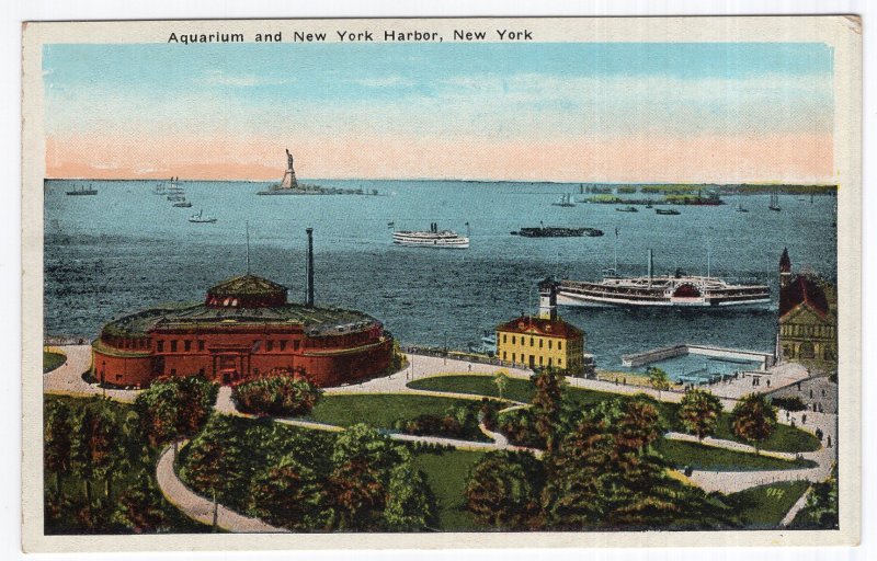 New York, Aquarium And New York Harbor