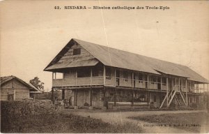 PC SINDARA MISSION CATHOLIQUE DES TROIS-EPIS GABON AFRICA (A23481)