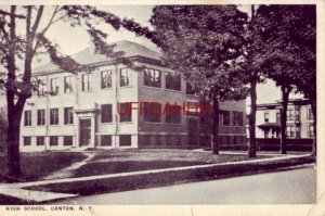 HIGH SCHOOL, CANTON, NY 1923