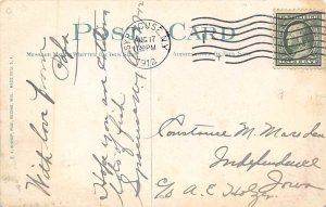 Comfortable Homestead Sheep 1912 postal marking on front