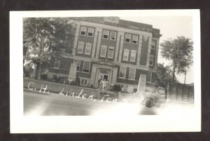 RPPC LINDEN TENNESSEE COUNTY COURT HOUSE VINTAGE REAL PHOTO POSTCARD