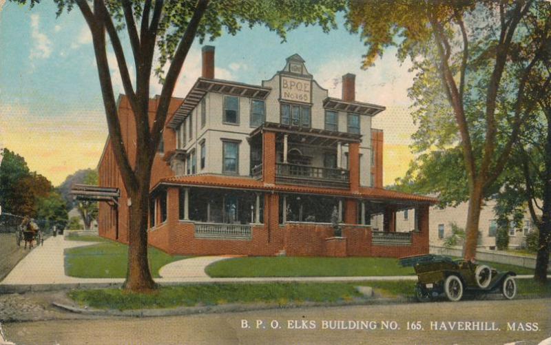 B.P.O. Elks Building No. 165 - Haverhill MA, Massachusetts - pm 1914 - DB