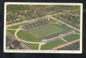 UNIVERSITY OF TULSA HURRICANES FOOTBALL STADIUM OKLAHOMA VINTAGE POSTCARD
