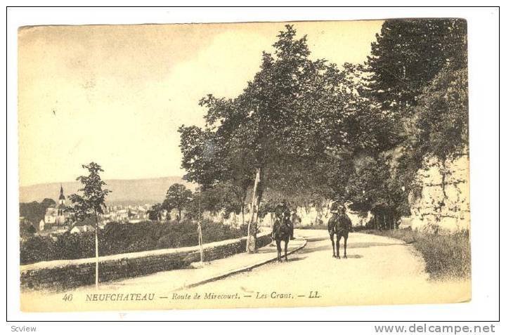 Route De Mirecourt, Les Crans, Neufchateau (Vosges), France, 1900-1910s