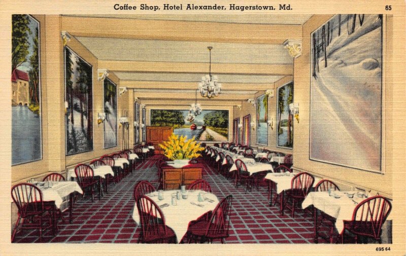 Linen Postcard Coffee Shop at Hotel Alexander in Hagerstown, Maryland~118777