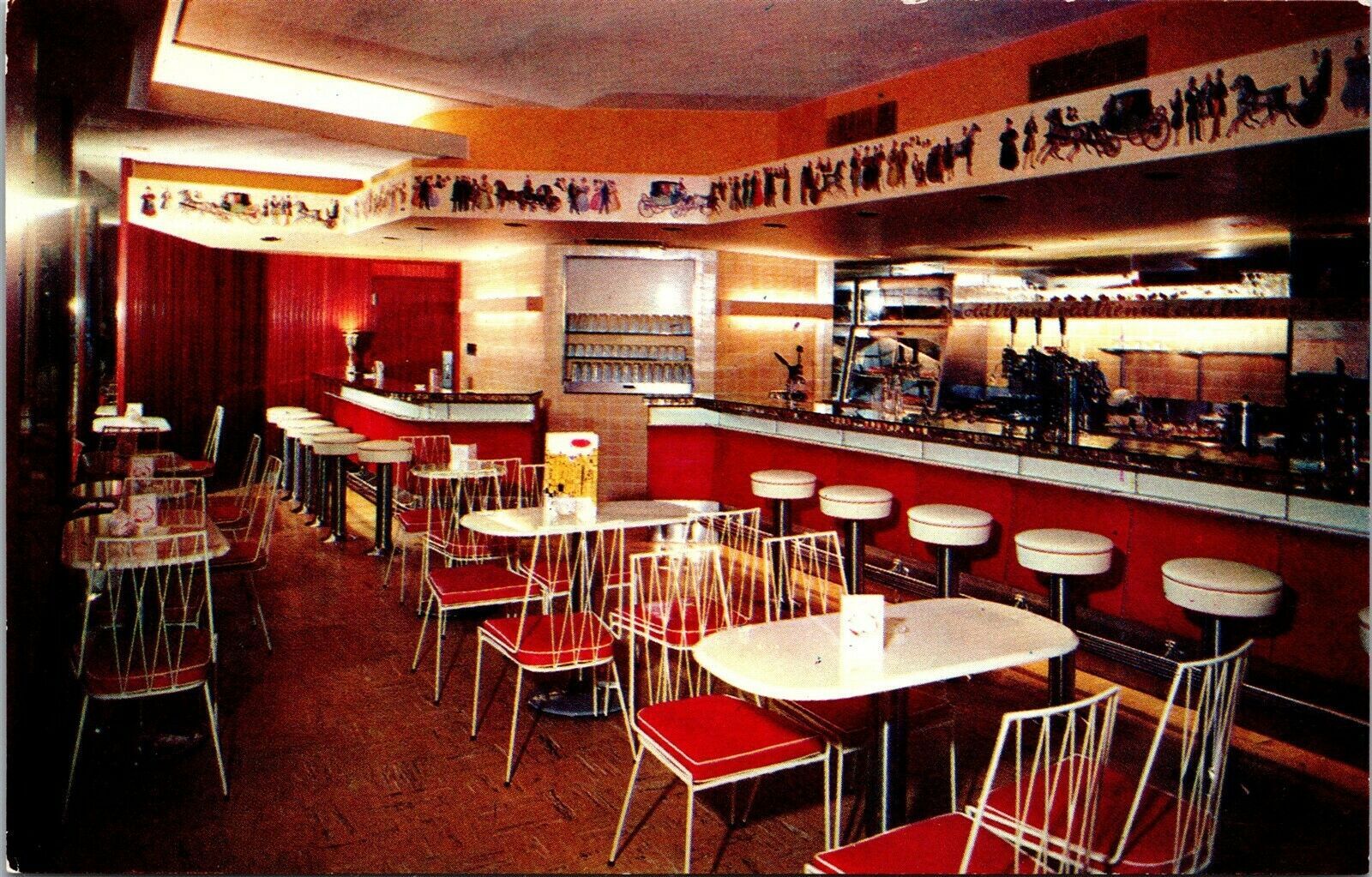 Vtg Chicago Illinois IL Old Vienna Bismark Hotel Soda Ice Cream Shop