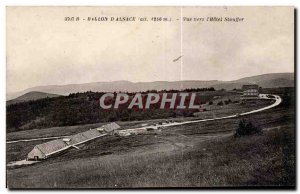 Old Postcard Ballon d Alsace View to the Hotel Stauffer