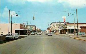 WA, Anacortes, Washington, Street Scene 50's Cars, Dexter Press 413-C