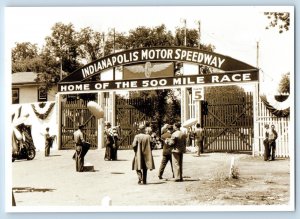 Old Main Gate Indianapolis Motor Speedway Home Of The 500 Mile Race Postcard