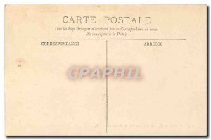 Old Postcard Paris effect snow the Bois de Boulogne