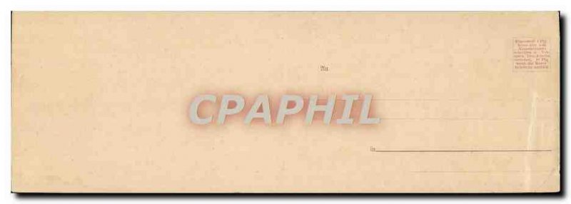 Postcard Old Large Format Gruss Aus Munchen 28 * 9.5 cm