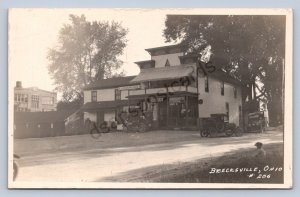 J87/ Brecksville Ohio RPPC Postcard Rudgers General Store Whapham 1000