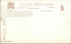 Fiji Meke-Meke National Dance TUCK Oilette c1910 Postcard