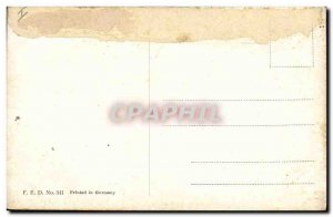 Postcard Old Woman Music