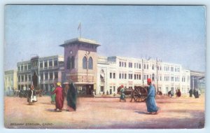 PICTURESQUE EGYPT Tuck Oilette RAILWAY STATION - CAIRO 1910s Depot Postcard
