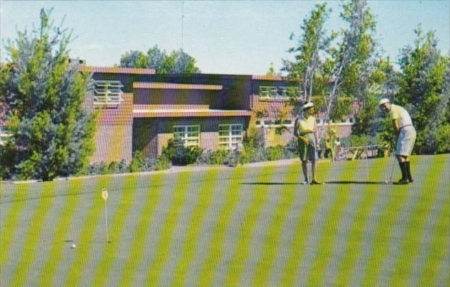 Golf Putting Green and Club House The Concord Hotel Kiamesha Lake New York