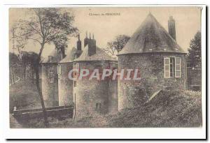 Peronne Old Postcard Chateau