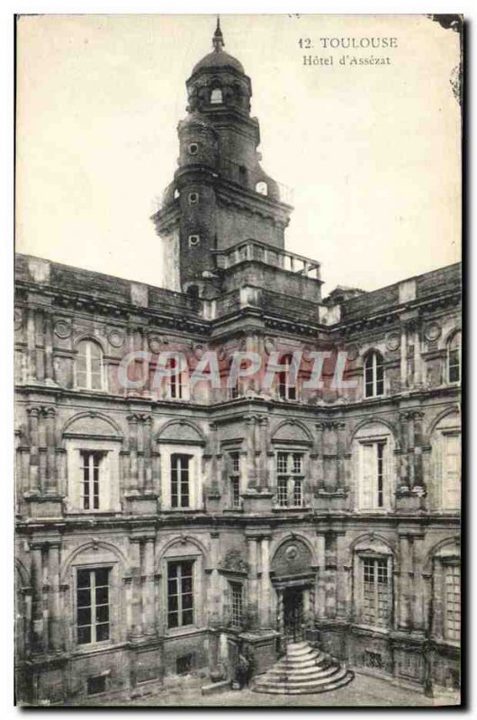 Postcard Old Toulouse Hotel D & # 39Assezat