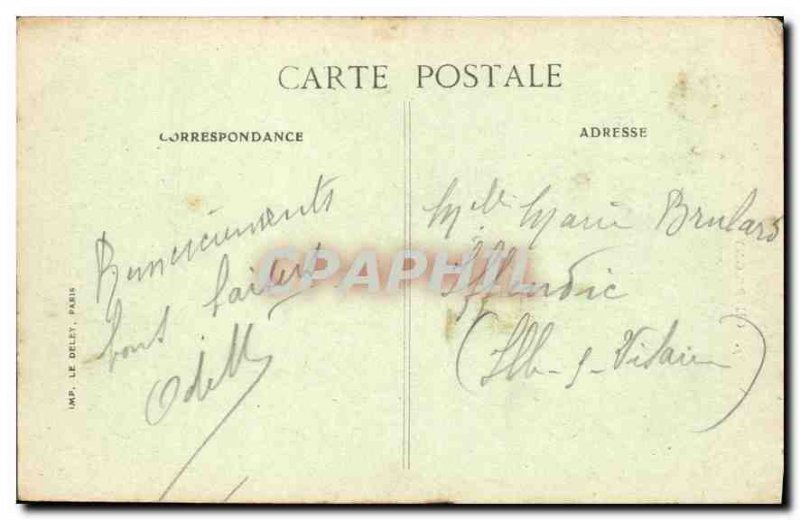 Postcard Old Church Guerbigny